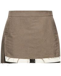 Rick Owens - Minijupe Fog - Lyst