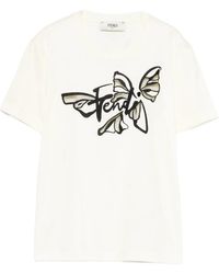 Fendi - Graphic Short-Sleeve T-Shirt - Lyst