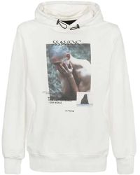 ISO.POETISM - Print Cotton Hoodie - Lyst