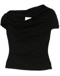 Paris Georgia Basics - Ida Draped Top - Lyst