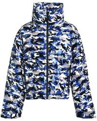 BREATH - Camouflage Padded Jacket - Lyst