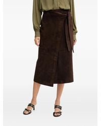 Never Fully Dressed - Wrap Midi Skirt - Lyst