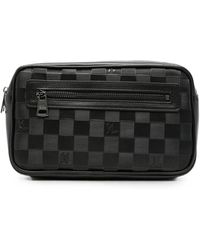 KARL LAGERFELD - Bumbag Check-Patterned Logo-Embossed Belt Bag - Lyst