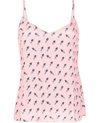 Diane von Furstenberg - Graphic-Print Top - Lyst