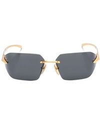 Prada - Rectangle-Frame Sunglasses - Lyst