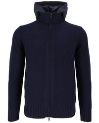 Ballantyne - Cardigan Mit Ellenbogen-Patch - Lyst