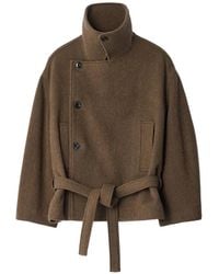 Lemaire - Short Wrap Coat - Lyst