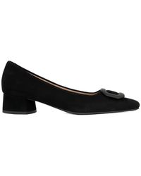 SERGIO MORETTI FIRENZE - Buckle-Detail Block-Heel Pumps - Lyst