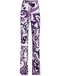 Dolce & Gabbana - Broek Met Grafische Print - Lyst