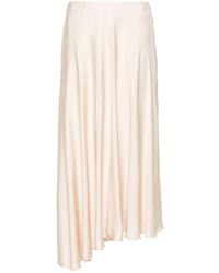 Peserico - Jupe Asymétrique À Fini Satiné - Lyst