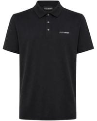 Philipp Plein - Logo-Print Polo Shirt - Lyst