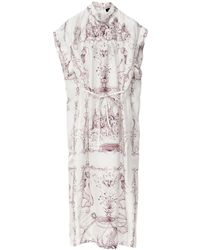Fabiana Filippi - Printed Silk Dress - Lyst