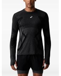 Asics - Road Seamless Logo-Print Thumb-Slot T-Shirt - Lyst