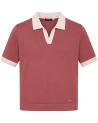 Tombolini - Contrast-Trim T-Shirt - Lyst
