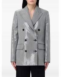 Golden Goose - Sequined Double-Breasted Blazer - Lyst