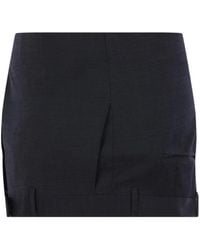 HODAKOVA - Belt-Loop Detail Mini Skirt - Lyst