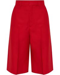 Ami Paris - Pantalones cortos de lana virgen - Lyst