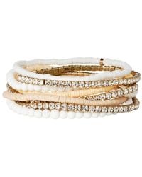 Roxanne Assoulin - Lot de neuf bracelets Flash Dance à perles - Lyst