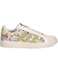 adidas - X Farm Rio Streettalk Floral-Print Crochet-Trim Sneakers - Lyst