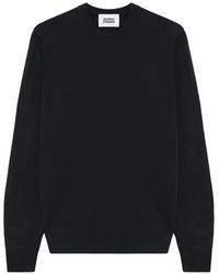 Alpha Studio - Fine-Knit Crew-Neck Sweater - Lyst