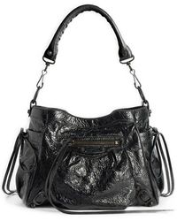 Balenciaga - Small Le City Crinkled-Leather Tote Bag - Lyst