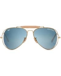 Dolce & Gabbana - X Ray-Ban Pilot-Frame Sunglasses - Lyst