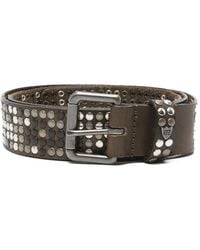 HTC - Studded Leather Belt - Lyst