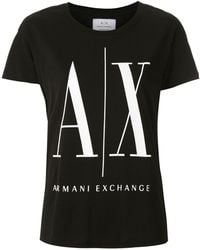 Armani Exchange - Logo Print T-shirt - Lyst