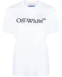 Off-White c/o Virgil Abloh - Bookish T-Shirt Mit Logo-Print - Lyst