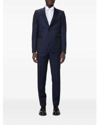 ZEGNA - Peak-Lapels Single-Breasted Suit - Lyst
