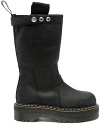 Rick Owens - X Dr. Martens Quad Sole Pull-On Boots - Lyst
