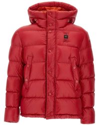 Blauer - Gewatteerd Donsjack Met Capuchon - Lyst