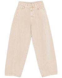 LA PISCINE - Asymmetric Denim Jeans - Lyst