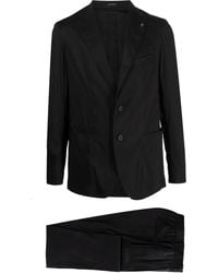 Tagliatore - Single-Breasted Cotton-Blend Suit - Lyst