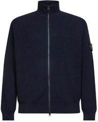 Stone Island - Zip-Up Cardigan - Lyst