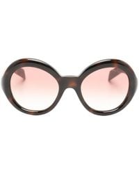 Prada - Round-Frame Sunglasses - Lyst