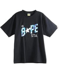 A Bathing Ape - Bape Sta Camo-Print T-Shirt - Lyst