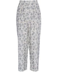 Eres - Batiste Pyjamabroek Met Bloemenprint - Lyst