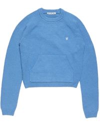 Acne Studios - Pocket-Detail Cropped Sweater - Lyst