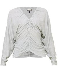 Nissa - Top Drapeado - Lyst