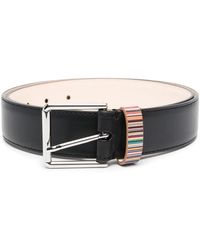 Paul Smith - Signature Stripe Leather Belt - Lyst