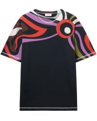 PUCCI - T-Shirt Mit Marmo-Print - Lyst