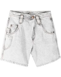 Brunello Cucinelli - Pantalones vaqueros cortos con múltiples bolsillos - Lyst