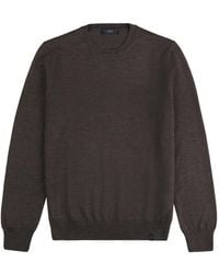 Fay - Crew-Neck Wool Sweater - Lyst
