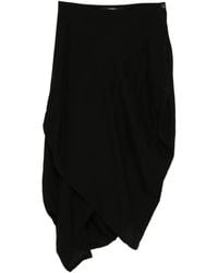 Limi Feu - Asymmetric Draped Skirt - Lyst