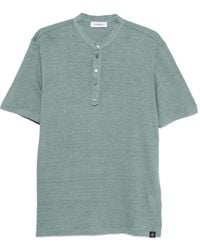 Gran Sasso - ヘンリーネック リネンtシャツ - Lyst