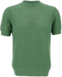 FILIPPO DE LAURENTIIS - Short-Sleeve Knitted T-Shirt - Lyst