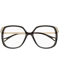 Chloé - Brille Mit Eckigem Gestell - Lyst
