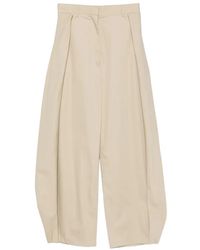 Loewe - Draped Palazzo Pants - Lyst