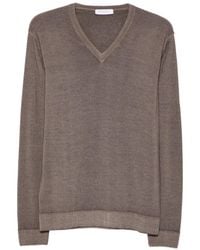 Daniele Fiesoli - V-Neck Long-Sleeve Sweater - Lyst